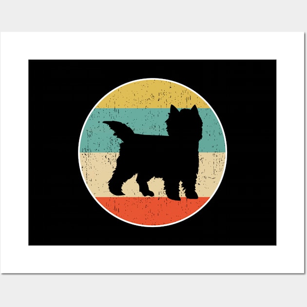 Cairn Terrier Dog Gift design Wall Art by KuTees